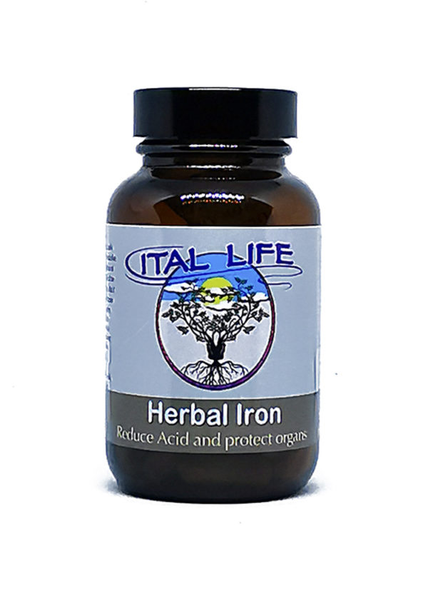 Purify and Cleanse the Blood Herbal Iron 60 Caps Herbal Supplements